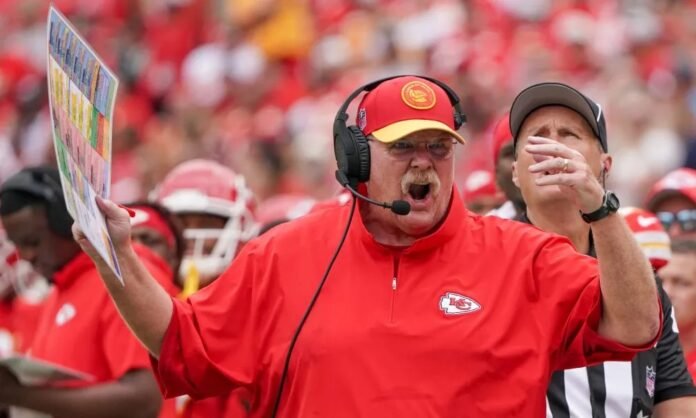 Travis kelce to Andy reid: 'I'm proud as hell for him,' he said of Rice. 'I love him, man. He's slowly been getting more and more responsibility as this year's gone on.