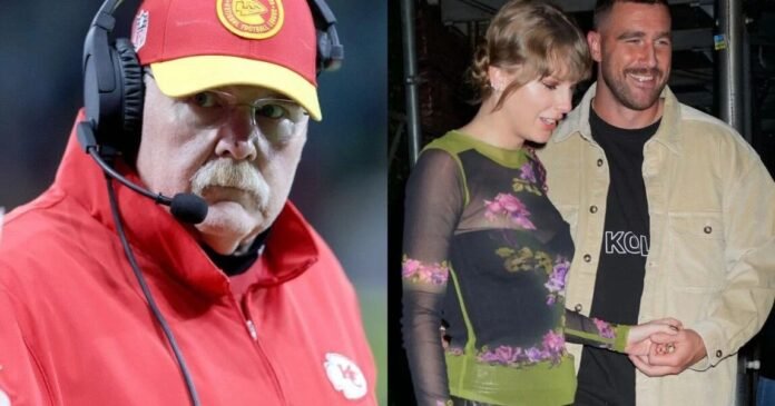 Andy reid just made another disturbing comment on Travis kelce and Taylor swift Relationship, Nobody expected that from him