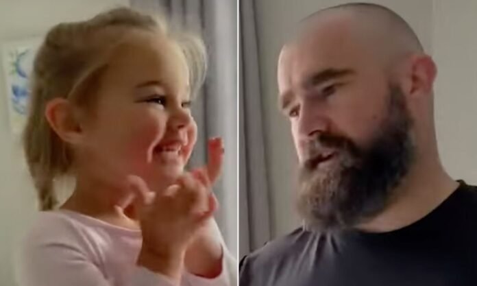 Watch Jason Kelce's Daughter Wyatt Crash His Podcast with Brother Travis Kelce: 'Family Show'