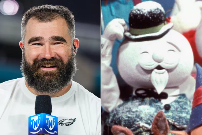 Jason Kelce Is 'Shocked' That Fans Think He Looks Like Rudolph's Sam the Snowman