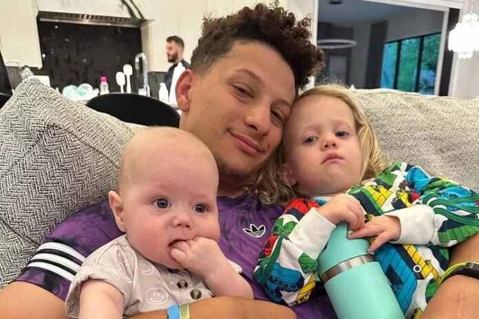 Brittany Mahomes shared some of her favorite moments between Patrick Mahomes and their two kids on Instagram Sunday