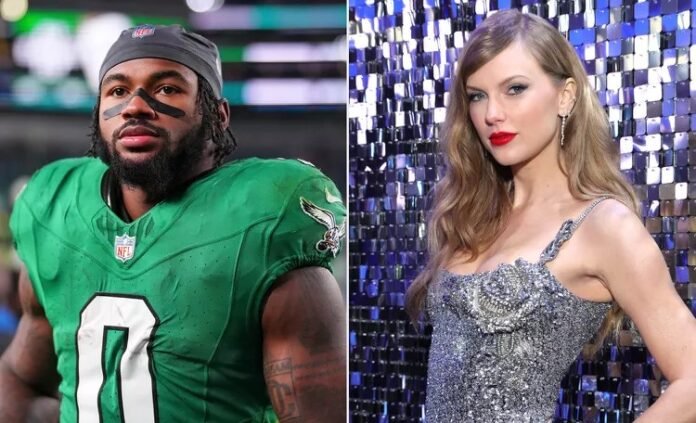 Eagles' D'Andre Swift Reacts to Sharing a Name with Taylor Swift amid Travis Kelce Romance — Watch! (Exclusive)