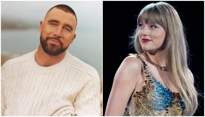 Travis Kelce sweetly references Taylor Swift’s song ‘Christmas Tree Farm’ after spending holidays together