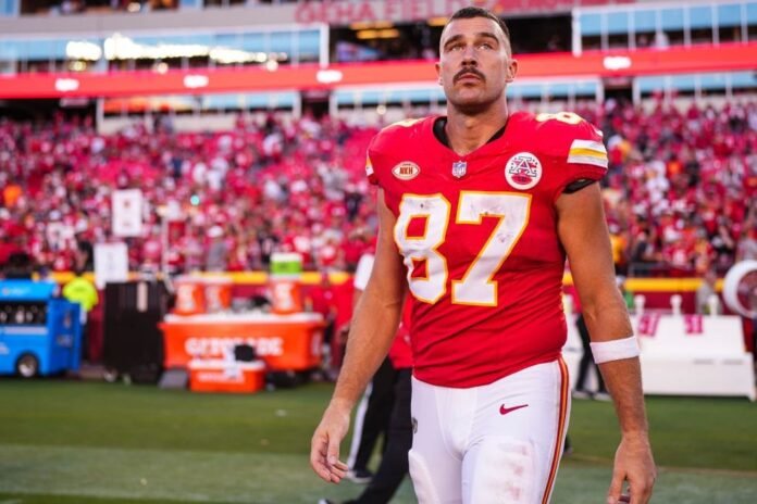 Taylor Swift Comforts Travis Kelce Following Meltdown At Chiefs Game [PHOTOS]