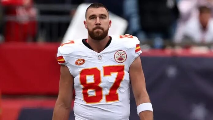 Repping the opposition, Travis? Kelce is spotted leaving his home in a Bengal tiger-print tracksuit ahead of New Year's Eve game vs. Cincinnati - with girlfriend Taylor Swift expected to be in attendance