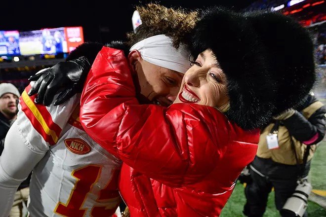 Brittany Mahomes bragged about her elite exclusive access to the Chiefs vs. Bills game