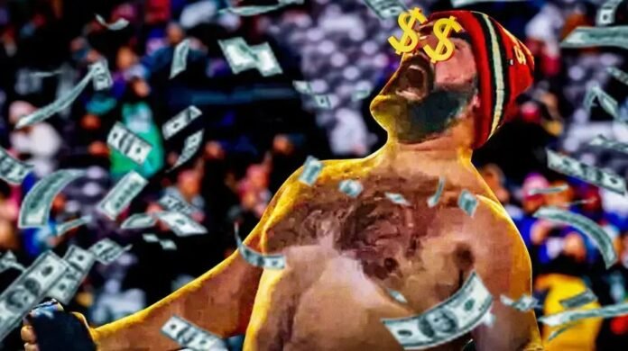 Eagles: Jason Kelce's shirtless celebration in Chiefs vs. Bills gives beer brand $600k-worth of exposure