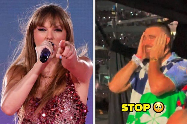 See the Emotional Moment Taylor Swift calls Travis Kelce to join her on stage while performing in Sydney Australia