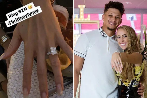 Patrick Mahomes Renews Marriage with Brittany Mahomes as he re-engages her with a ring worth million of dollars "I will keep choosing you, over and over again"