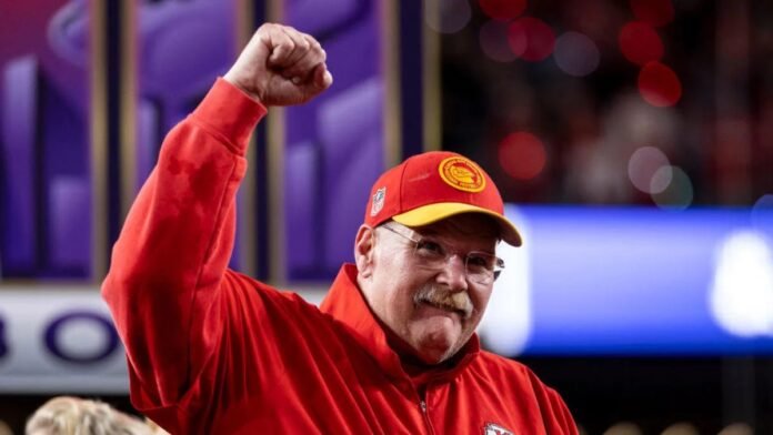 Andy Reid 'will become the NFL's highest-paid coach' with the Kansas City Chiefs set to open talks over a new contract after their Super Bowl win... with 65-year-old set for a $6.5m-a-year pay rise