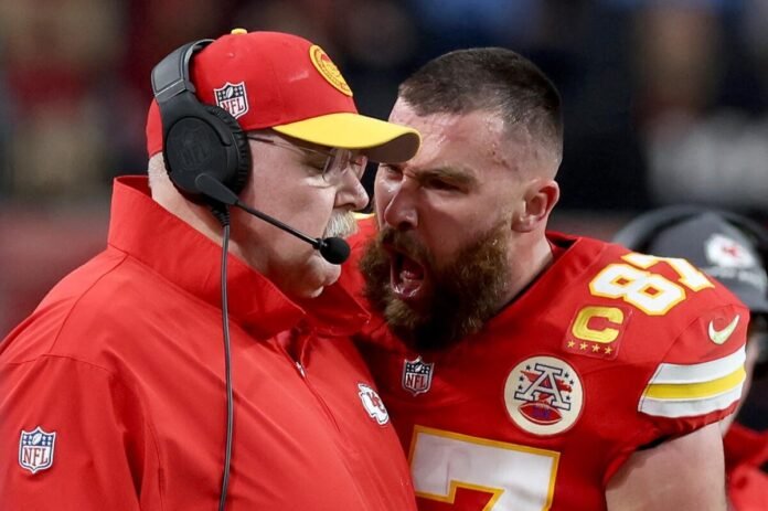 Coach Andy Reid Gives Priceless Reply to Question About Super Bowl Dispute With Travis Kelce “I didn’t see him coming or I would have forearm ripped him,”