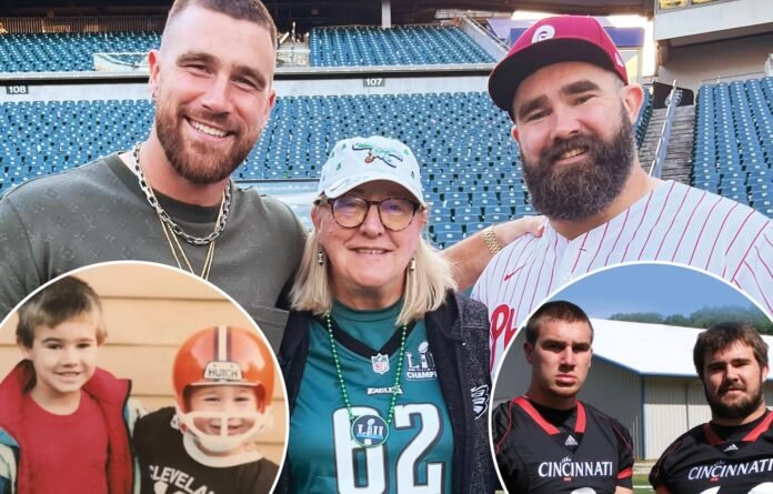 Donna Kelce says 'everything was a competition' with sons Jason and Travis growing up, they may probably still be competing with themselves