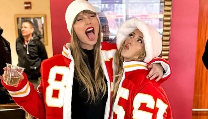 Taylor swift shout out to Brittany mahomes while performing in Singapore 