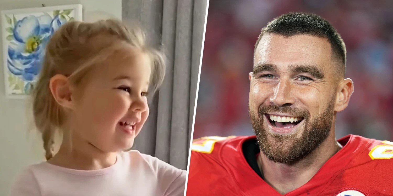 Travis Kelce Laughs at Dad Ed's Gift for Niece Elliotte's Third Birthday: 'The Girls Were Going Nuts'