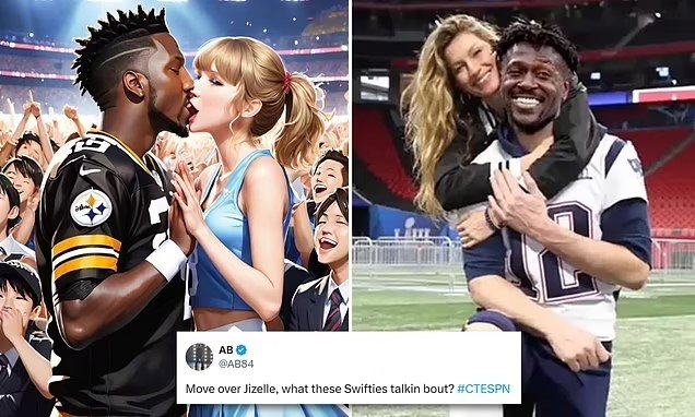 Antonio Brown trolls Taylor Swift amid her Travis Kelce romance 