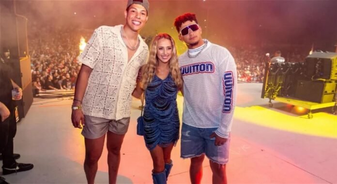 Despite Maintaining Silence on His Birthday, Patrick Mahomes and Brittany Join Jackson Mahomes at Kelce Jam