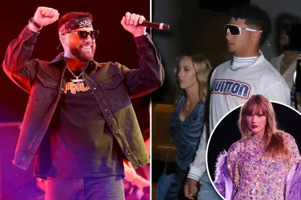 Brittany and Patrick Mahomes make surprise appearance at Kelce Jam, spotted dancing on stage with Travis Kelce