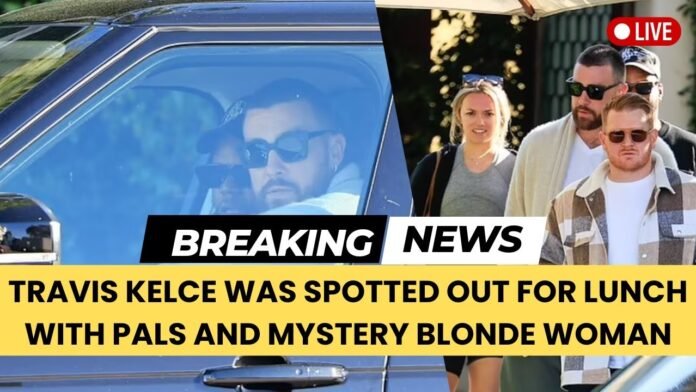 Travis Kelce Spotted Red Handed Making Out with Mystery Woman in His Car During Taylor Swift's Absence