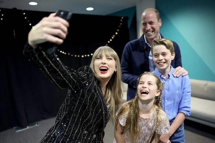 Travis Kelce 'sneaks' into Taylor Swift's surprise photo with Prince William and his kids