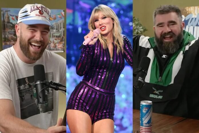 Travis and Jason Kelce Say They’ve Embraced the Swifties Who Became New Heights Listeners: ‘Worlds Colliding’