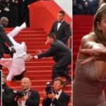 Travis Kelce FALLS Down the Stairs at the 2025 MTV VMAs Red Carpet – Taylor Swift Tries to Grab Him Before the Fall, But It Was Too Late… See the Full Story of What Really Happened
