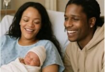 The baby girl is here! Rihanna has officially welcomed her first daughter in a moment of overwhelming joy, while A$AP Rocky broke down in tears. He leaned in, kissed Riri’s forehead, and whispered eight words that made her smile through tears: “This is the sound of happiness.”… SEE MORE HERE: