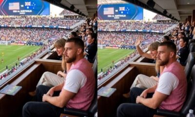 Loved-Up Duo Taylor Swift and Travis Kelce Spotted Cheering from the Stands at USA-Australia FIFA World Cup Match