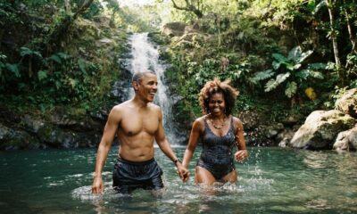 OBAMA, 65, GOES VIRAL AFTER SHOWING OFF HIS ABS DURING WATERFALL GETAWAY WITH MICHELLE, 62 — FANS ARE LOSING IT OVER THESE PHOTOS!