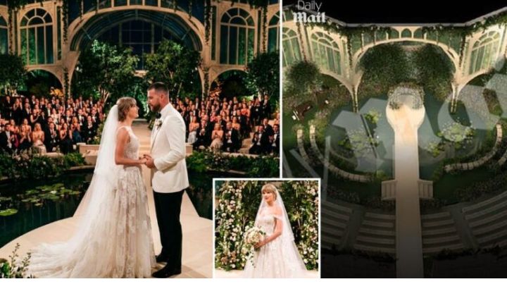 Taylor Swift Officially Releases an Exclusive First Look at Her Wedding Photos With Travis Kelce After Months of Secrecy and Recent Daily Mail Leak of the Original Layout Plans and Scrapped Decisions
