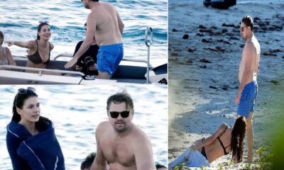 Leonardo DiCaprio's bikini-clad girlfriend Camila Morrone shakes her body on the beaches of St. Barts as the couple enjoy a splash in the ocean and boat ride during trip to paradise
